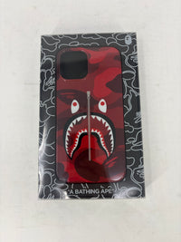 BAPE Color Camo Red Shark iPhone 12/12 Pro Case