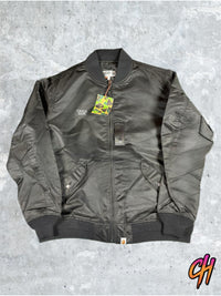 Bape X Ursus MA-1 Black Bomber Jacket Size XL