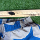Bape Bapesta Pattern Grey Beach Shorts Size XL