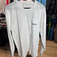 Chrome Hearts Scroll Logo White Pocket L/S T-Shirt Size Large