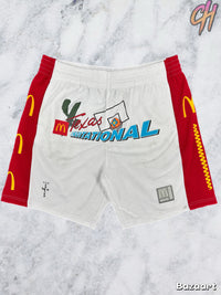 Travis Scott x McDonald's Cactus Jack All American Shorts Size Large