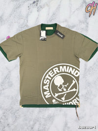 Mastermind World Split Tone Olive/Green T-Shirt Size Large (MSRP: $962.00)