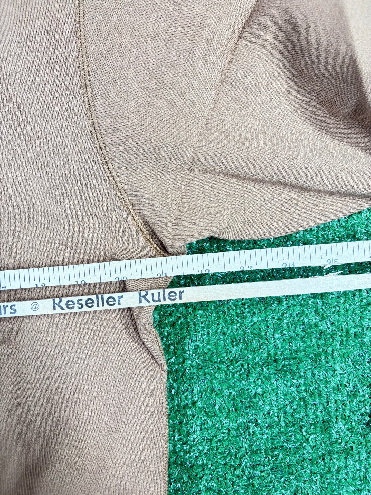 BAPE X Carhartt Beige Crewneck Sweatshirt Size Small