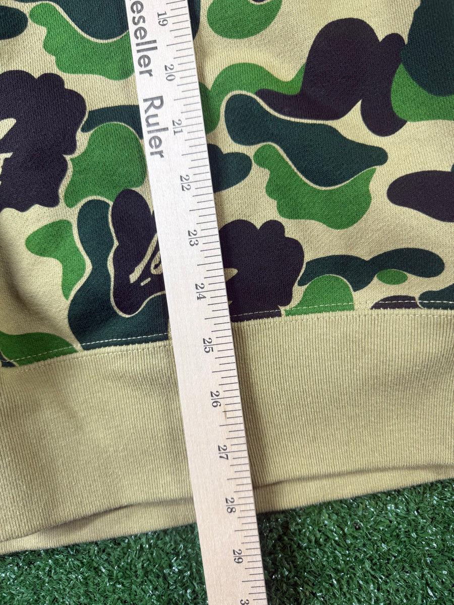 BAPE Big ABC Camo Relaxed Fit Full Zip Hoodie Size XL