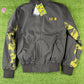 Bape X Fred Perry Black Harrington Jacket Size Large