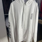 Chrome Hearts Vertical Logo Pullover Hoodie - White - Size XXL