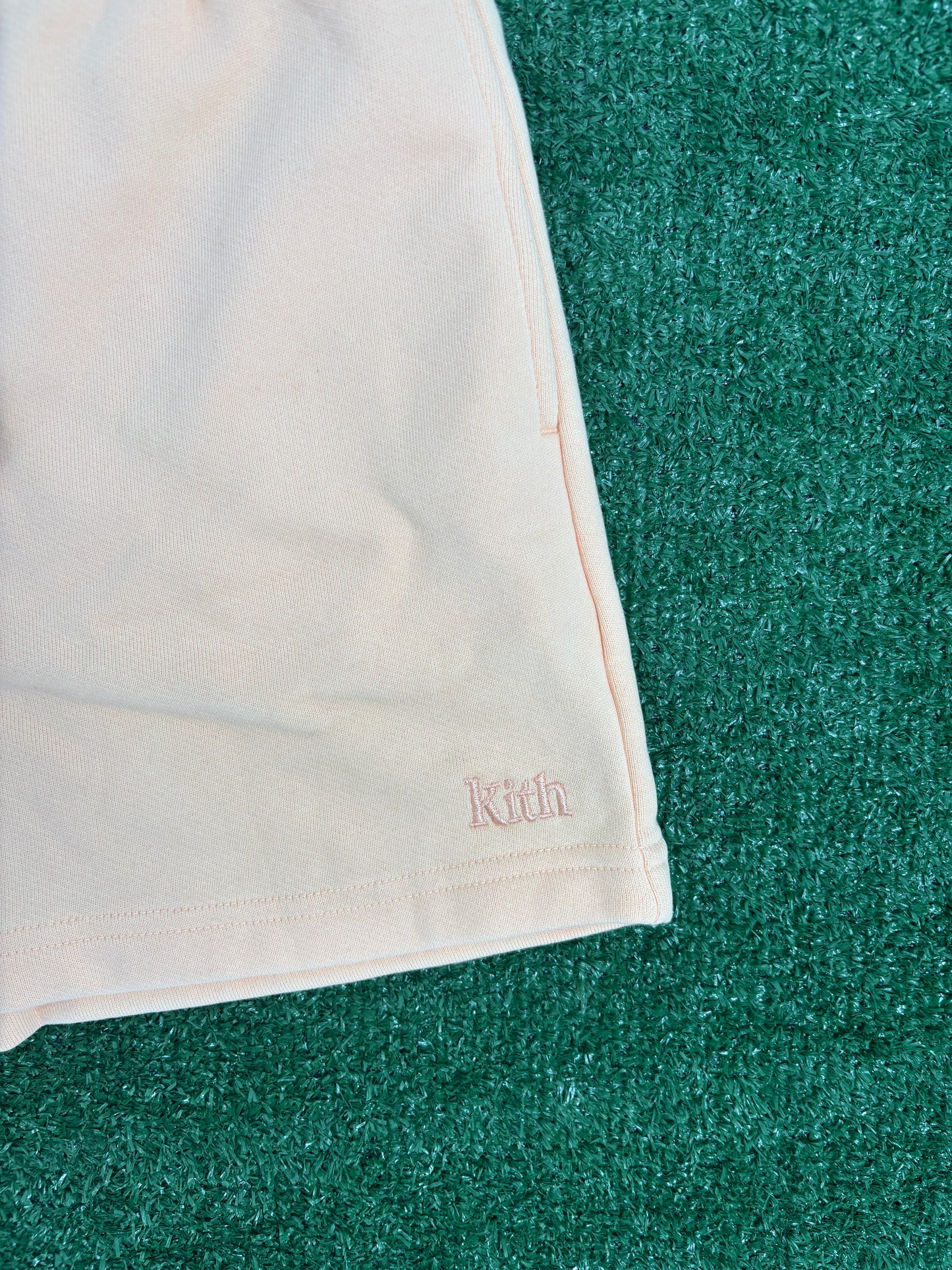 Kith Womens Rayne Sweatshort Sun Coral Orange Size Medium