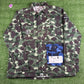 BAPE X Undefeated Color Camo Flannel Jacket Size XL