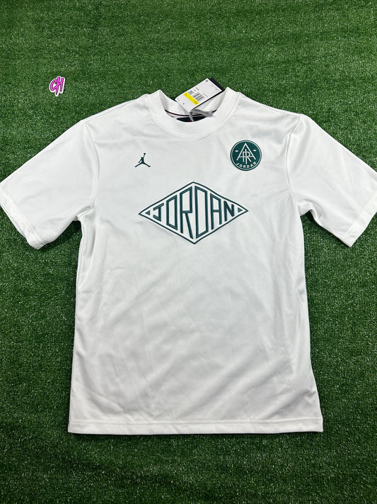 Air Jordan Essentials S/S Men's White T-Shirt (Stained) - Size Small