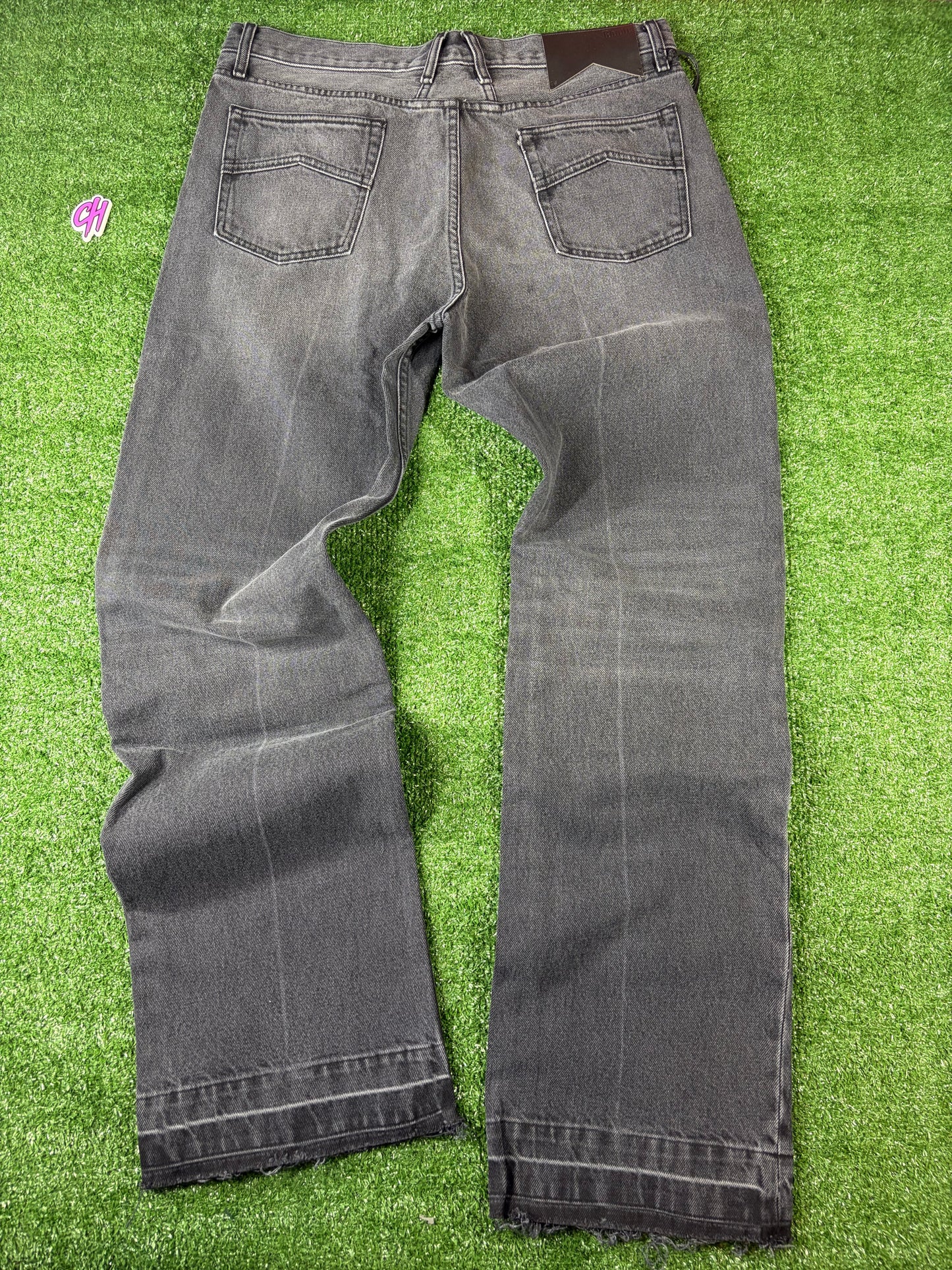 Rhude Beach Bum Black Denim Jeans MSRP $740