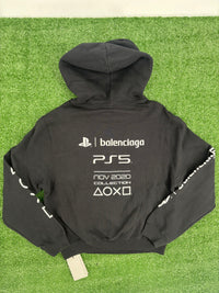 Balenciaga x Playstation Hoodie Black Size Medium
