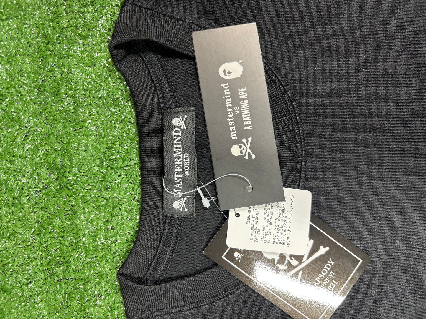 Mastermind Vs. Bape 'Be Strong' Black T-Shirt Size Small