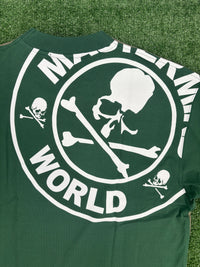 Mastermind World Split Tone Olive/Green T-Shirt Size Large (MSRP: $962.00)