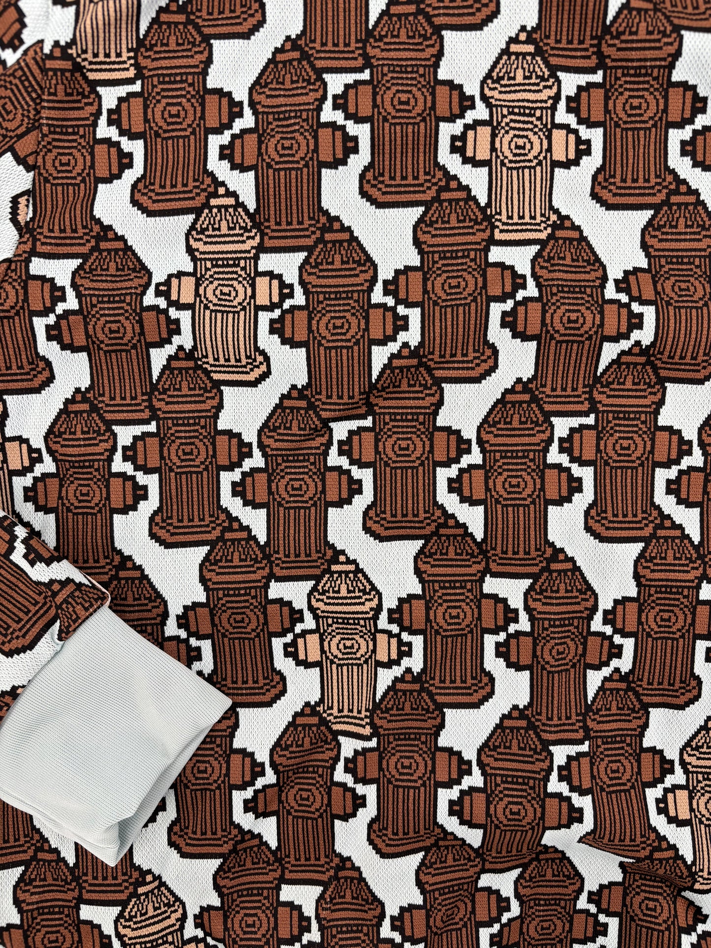 Palm Angels Fire Hydrant Jacquard Track Jacket Size XXL (MSRP: $695.00)