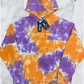 Mastermind World Vs. Bape Purple Tie-Dye Hoodie Size Medium