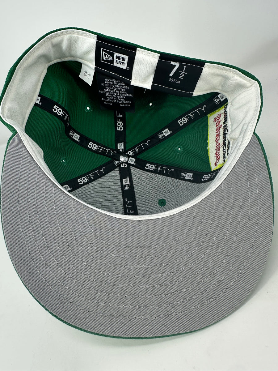 Supervsn Studios X New Era 'Starburst' Green 59Fifty Fitted Hat - Size 7 1/2