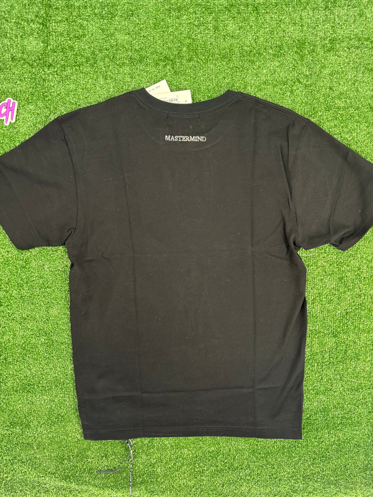Mastermind World X Swarovski Black Crystal T-Shirt Size Medium (MSRP: $1,129)