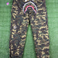BAPE x OVO Woodland Camo Shark Reversible Sweatpants XXL