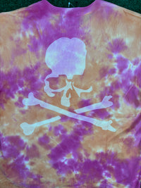 Mastermind World Orange Tie-Dye Skull T-Shirt Size Large (MSRP: $868)