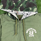 Bape X Undefeated Green Color Camo Zip-Up Hoodie Medium