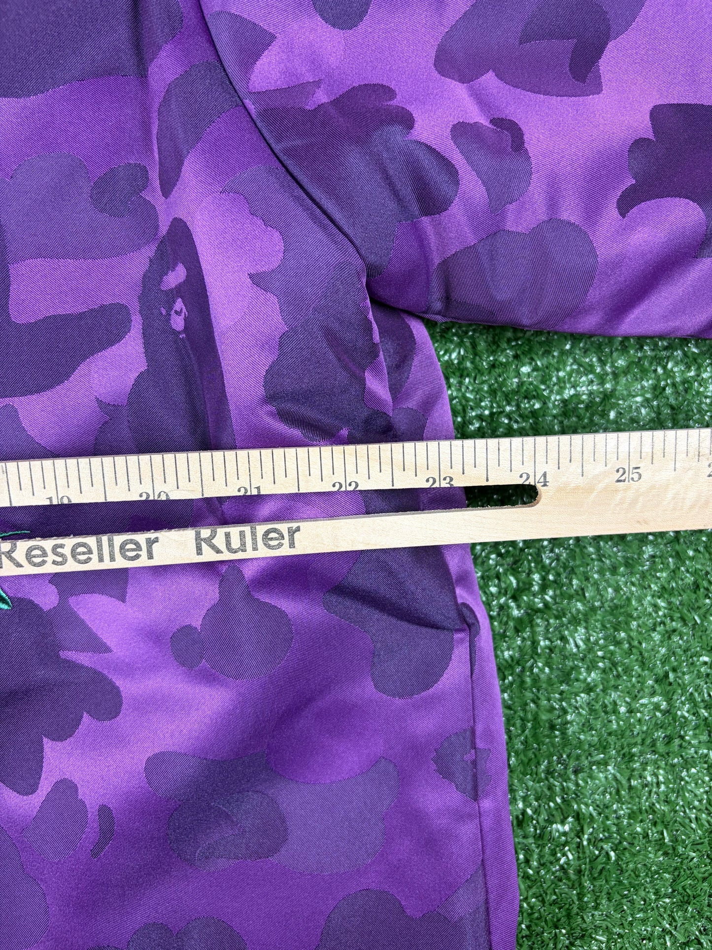 Bape Purple Camo Tiger Padded China Jacket Size Small