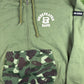 Bape X Undefeated Green Color Camo Zip-Up Hoodie Medium
