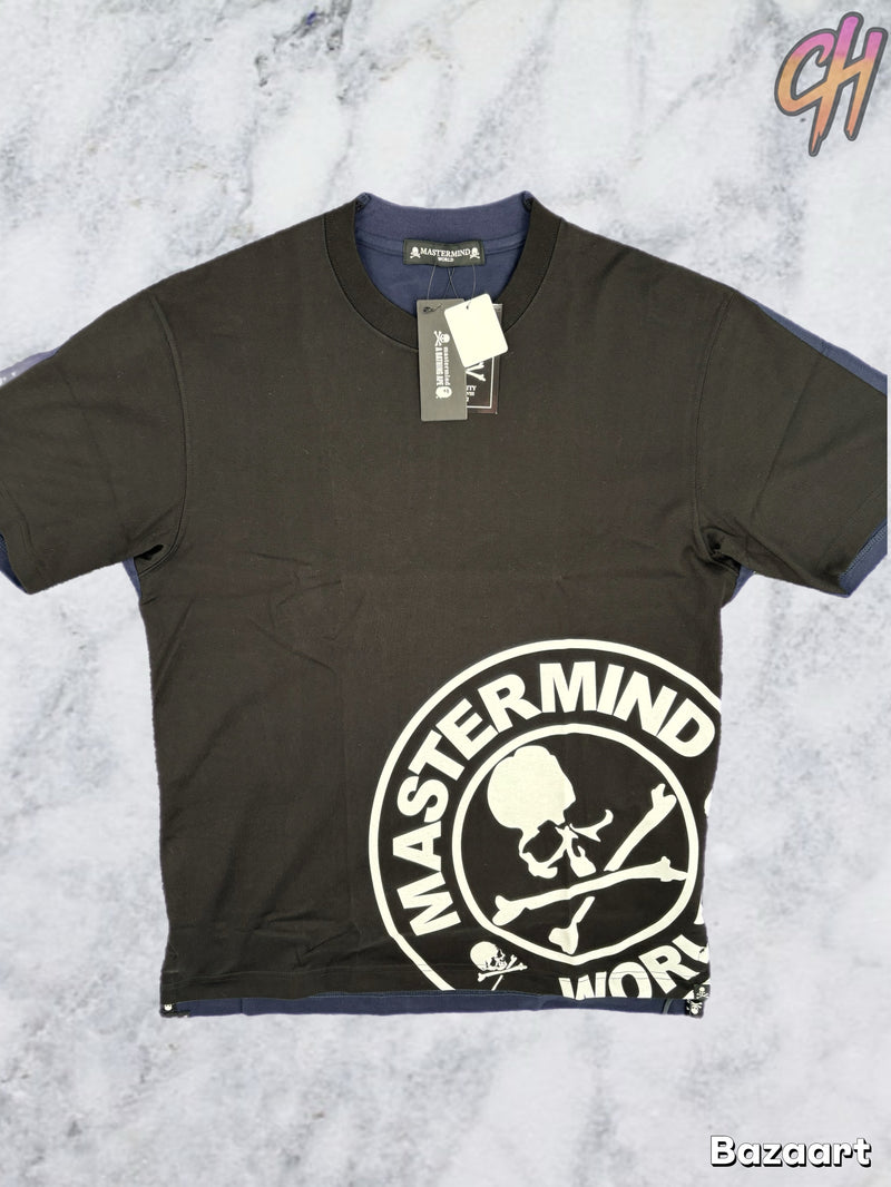 Mastermind World 2-Color Black/Navy T-Shirt Size Medium (MSRP: $965.00)