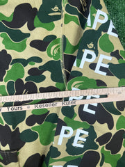 BAPE Big ABC Camo Relaxed Fit Full Zip Hoodie Size XL