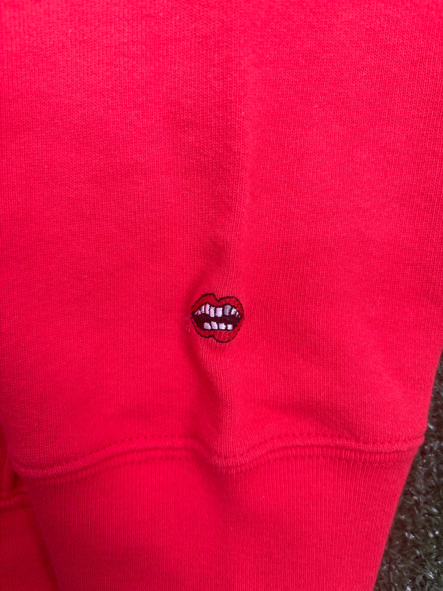 Chrome Hearts Matty Boy "Sadistic Lipstick" Red Pullover Hoodie Size XL