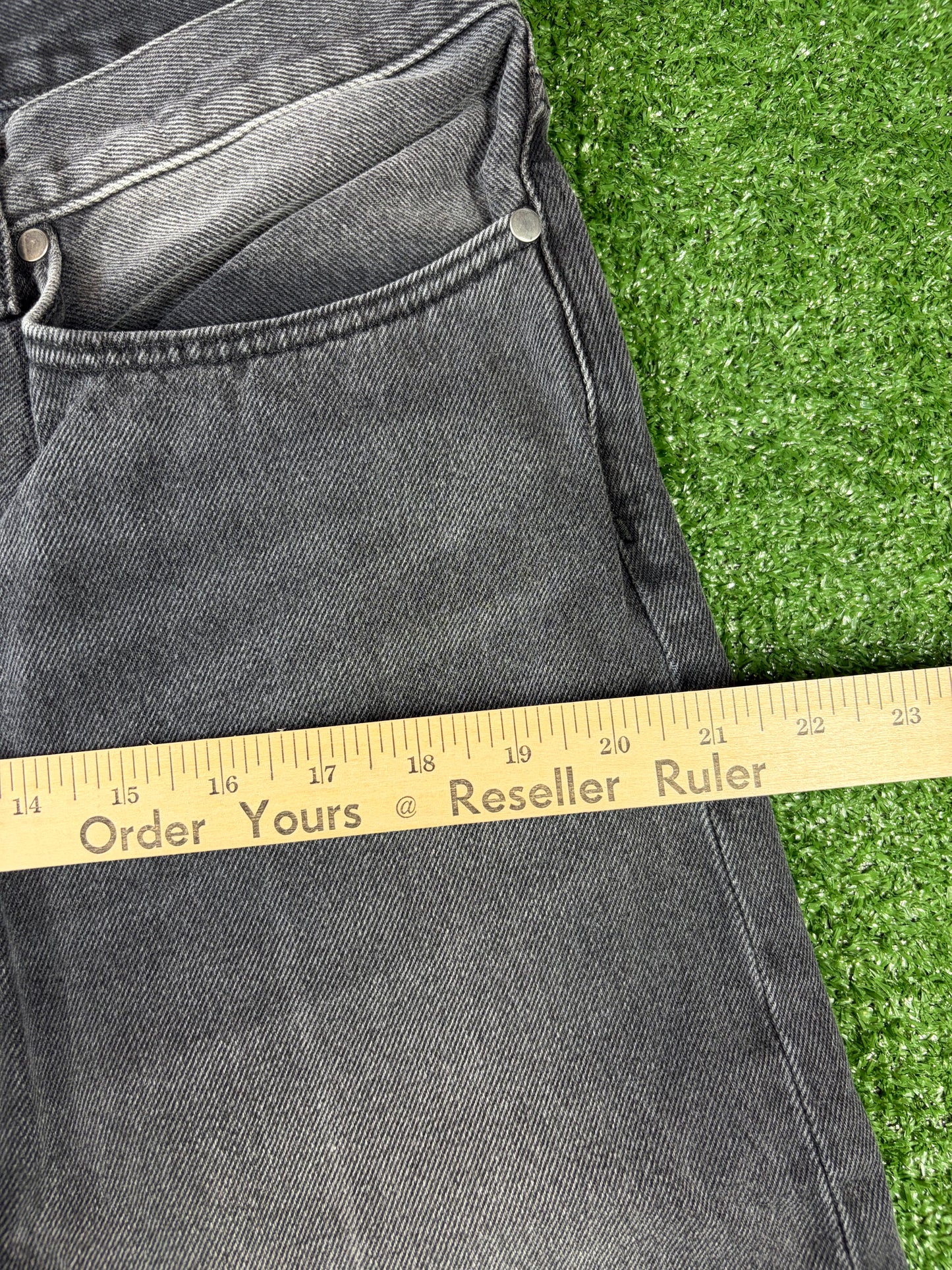 Rhude Beach Bum Black Denim Jeans MSRP $740