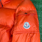 Moncler Orange Maya Puffer Down Coat Jacket (Pre-Owned)