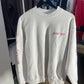 Chrome Hearts Deadly Doll White Pin Up Sweatshirt PRE OWNED