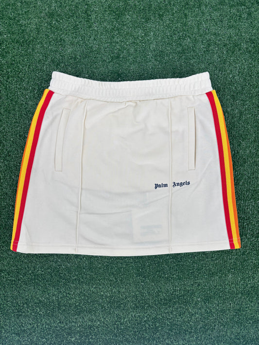 Palm Angels Girls Track Skirt Off White  MSRP:$260.00