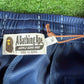 BAPE Text Stripe Jersey Navy Track Pants Navy Size XL