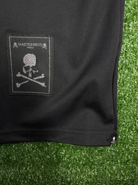 Mastermind Vs. Bape Jacquard Tape Black T-Shirt Size Large (MSRP:$815)