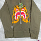 BAPE Tiger HeavyWeight Olive Crewneck FW19 Size Medium