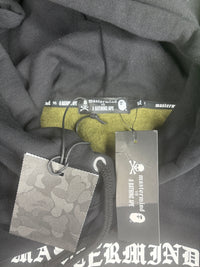 Bape X Mastermind Back Camo Black Pullover Hoodie Size XL