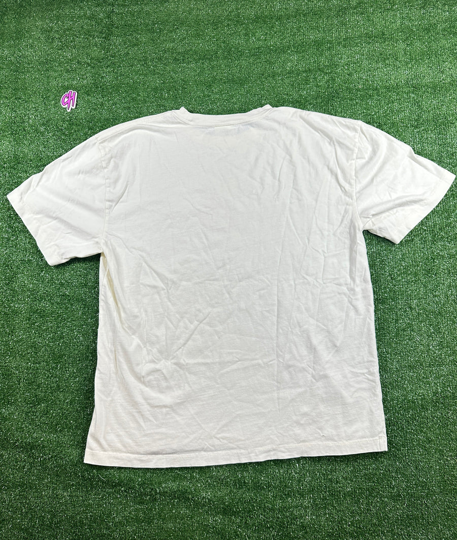 Supervsn White 'Arch Logo' Men's T-Shirt (USED) - Size XL