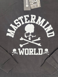 Mastermind World Collegiate Logo Black L/S T-Shirt Size Medium (MSRP: $846)