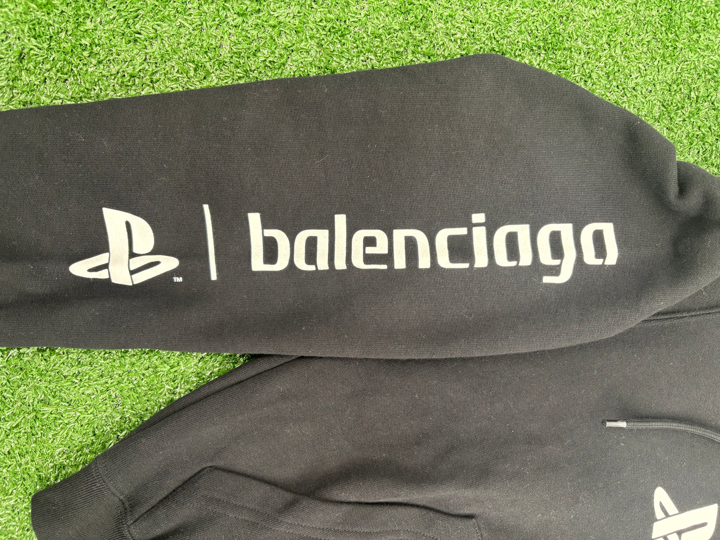 Balenciaga x Playstation Hoodie Black Size Medium