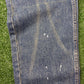 RHUDE Authentic Wide Leg Denim Indigo Jeans Mens Size 34 MSRP:$795.00