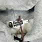 BAPE Grey 'Fading Logo' Pullover Hoodie (STAINED) - Size Large