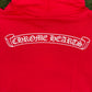 Chrome Hearts "Scroll Logo" Red Pullover Hoodie Size XXL