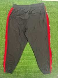 Vintage Nike Basketball Logo Striped Black/Red Windbreaker Pants Size Large
