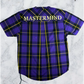 Mastermind Vs. Bape Purple Color Check S/S T-Shirt Size Small