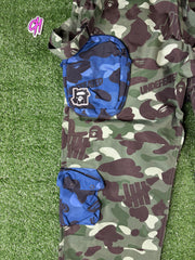 Bape X Undefeated Multi-Pouch Camo Cargo Pants XL