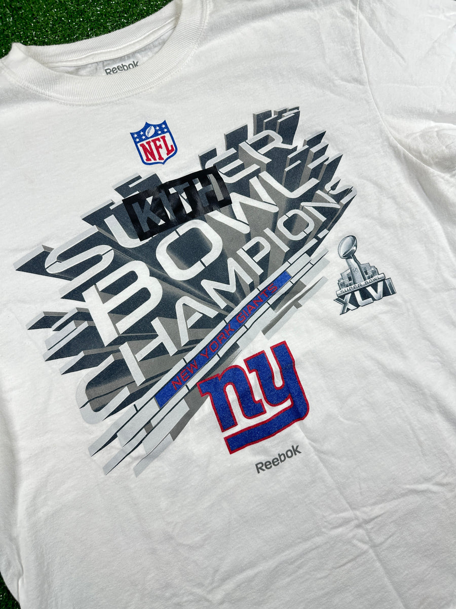 Reebok NFL New York Giants Super Bowl T-Shirt (USED) - Size XL