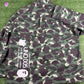 BAPE X Undefeated Color Camo Flannel Jacket Size XL