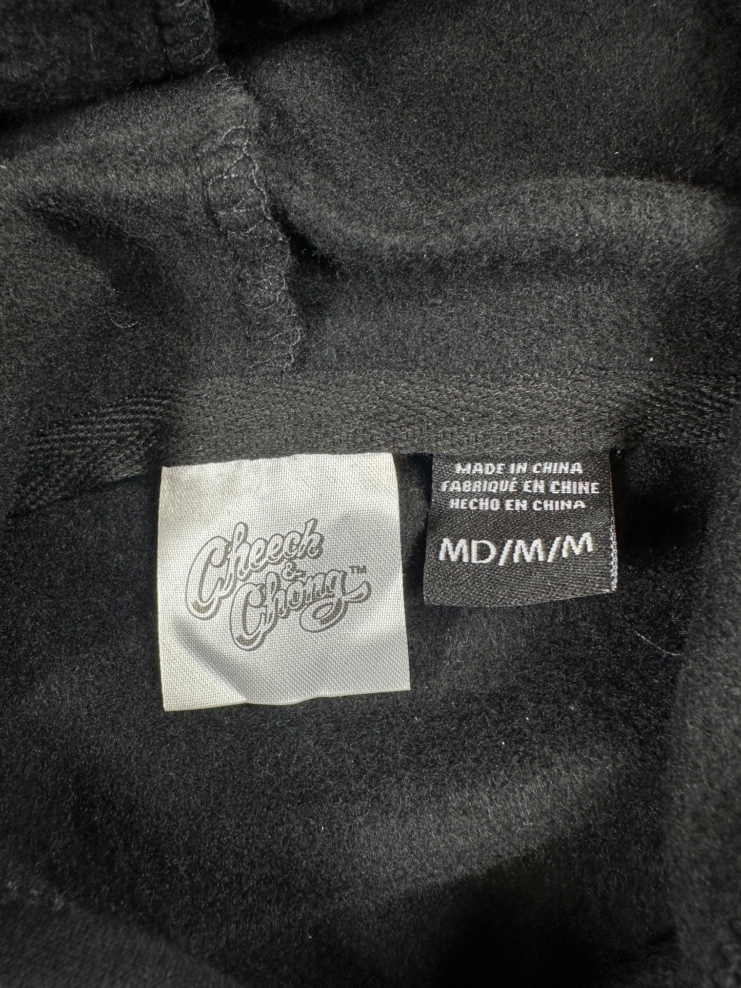 Cheech & Chong Official Merch Full Black Sweatsuit - Size Medium