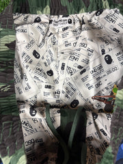 Bape x Undefeated Camo Flannel Cargo Pants Size XXL